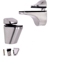 Miniatyrbilde 2 av 10: 2STK Bracket Veggfeste Glasshylle Bracket MATTE OVERFLATE MATTE Matte surface