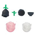 Miniatyrbild 1 av 10: Rose Ice Ball Maker Ice Cube Form FORM black