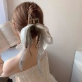 Miniatyrbilde 5 av 5: Hårklemme Sløyfe Hodeplagg blonder Streamer Hårbånd