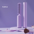 Miniatyrbild 1 av 10: Uträtning Curling Brush Hår Hot Comb LILA purple