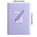 Pikkukuva 2 / 10: 2024 Agenda Book Diary Weekly Planner BLUE ENGLISH ENGLISH Blue English-English