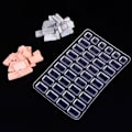 Miniatyrbilde 1 av 10: Mini Murstens Silikonform Flis Modellform 1 1