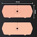 Miniatyrbillede 3 af 8: Hane Mat til Køkkenvask - Sprøjtbeskyttelse, Badeværelsesvask Pad sort