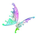 Miniatyrbillede 5 af 10: Elf Luminous Butterfly Wing Elektriske Englevinger LED LYS LED led light