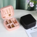 Miniatyrbilde 9 av 10: Smykkeskrin Oppbevaringsboks ROSA pink