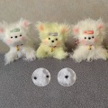 Miniatyrbillede 3 af 10: 2 Stk Plys Twisting Sticks Plys Gevind Jerntråd ORANGE Orange
