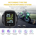 Miniatyrbilde 6 av 10: Motorsykkel TPMS Dekktrykkovervåkingssystem Dekk