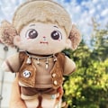 Pikkukuva 4 / 7: Nuken vaatteet Nukeliivi shortsit DARK KHAKI Dark Khaki