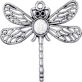 Pikkukuva 1 / 6: Pyöreä sudenkorento-riipustarjottimet Dragonfly-riipus