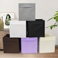 Miniatyrbillede 6 af 10: Tøj Opbevaringsspande Skab Organizer LYS GRÅ Light Gray