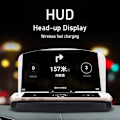 Miniatyrbillede 5 af 10: HUD Car Navigation Head-up Display HURTIG OPLADER