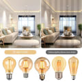 Miniatyrbild 6 av 10: LED glödlampa Vintage Bulb A60 4W A60 4W A60 4W