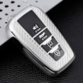 Miniatyrbilde 1 av 10: Fjernkontrollnøkkeletui Bilnøkkeletui 4 KNAPPER SØLV 4 KNAPPER SØLV 4 Buttons Silver