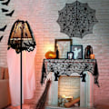 Miniatyrbild 6 av 10: Cobweb Duk Bat Table Runner STIL 1 STIL 1 Style 1