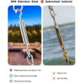 Pikkukuva 4 / 8: Wire Trellis Kit Kaapelit Vaijerisarja String Light Ripustussarja
