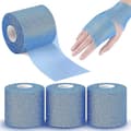 3 st Atletisk Pre-Wrap Tejp för Sport 7 cm x 27 m Blå