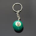 1x Biljardbord Poolboll Nyckelring Cool Spelarpresent - Välj Nummer 1-15 6