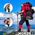 Miniatyrbillede 3 af 4: NORDEX vandrestave, vandrestave, teleskop, stavgang, ultralet aluminium