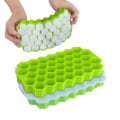 Miniatyrbild 1 av 4: MAVURA isbitsform » Iskubsform av silikon design iskubsbricka isbollar iskubsform bikakeform för isbitar