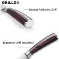 Miniatyrbild 4 av 4: MAVURA köttkniv »GRILLOX köttkniv sniderkniv professionell kockkniv 20cm kökskniv kökskniv