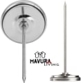Miniatyrbild 4 av 4: MAVURA stektermometer »MAVURALiving XL analog kött- och stektermometer Ugnstermometer Termometer för kött