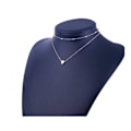Miniatyrbild 2 av 4: Halsband - MAVURA - Set med 2 - Guld hjärta hänge - Justerbar kedja - Kvinna Guld