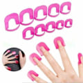 Miniatyrbillede 1 af 4: MAVURA mønsterstencil »MAVURTilbehør CREANAIL neglelak stencil malehjælp skabelon manicure negle buffer negle stencil o