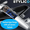 Miniatyrbild 4 av 4: MAVURA Luftrenare STYLICO Bil luftfräschare solenergi Diffuser för flygplan + Doft av eteriska oljor Mini solflygplan