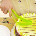 Miniatyrbild 2 av 4: MAVURA tårtservering »MAVURALiving 2-i-1 tårtservering tårtskärare tårtavdelare tårtservering tårtavdelare