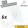 Miniatyrbild 2 av 4: Väggkrokar »MAGIC HOOKY™ Magic Sticker Krokar Självhäftande krokar Återanvändbara självhäftande Miracle Krokar Krokar