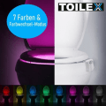 Miniatyrbillede 4 af 4: LED toiletlys med bevægelsessensor Toiletsæde Toiletsæde natlys