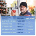 Miniatyrbillede 3 af 4: MAVURA Beanie » EVERSEE Trådløs Bluetooth Beanie Headset Vaskbar, håndfri stereoheadset «