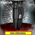 Miniatyrbild 4 av 4: MagicSafe Emergency Hammer - Räddningsverktyg med bältesklippare och glasbrytare - Diverse - Svart