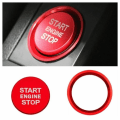 Miniatyrbild 1 av 4: Dekal - MAVURA - Start Stop Ring - Röd tryckknapp - Kompatibel Audi A4 A5 A6 A7 Q3 Q5 RS