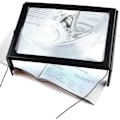 Miniatyrbillede 1 af 4: MAVURA XXL LED-læseforstørrelsesglas - Sammenfoldelig skulderlup med LED-lys og nakkestrop - Sort