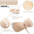 Miniatyrbild 2 av 4: MAVURA självhäftande BH »MAVURTillbehör självhäftande push-up BH axelbandslös silikon självhäftande BH A