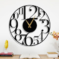 Miniatyrbild 1 av 6: Dekory Väggklocka The Numbers Minimalistisk Design 90 cm