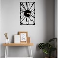 Miniatyrbild 4 av 4: Rektangulär metallväggklocka Rektangulär metallväggklocka 40 x 60 cm