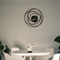 Miniatyrbild 5 av 6: Dekory Väggklocka Metallcirklar 110 cm