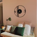 Miniatyrbild 3 av 6: Dekory Pure Minimalistisk Design Väggklocka 70 cm