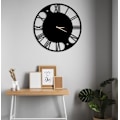 Miniatyrbild 3 av 6: Dekory Ying Yang Metall Väggklocka 60 cm