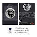 Miniatyrbillede 4 af 4: 3D Lancia Official Logo Sticker Sort, Diameter 58 mm
