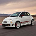 Miniatyrbillede 2 af 3: Selvklæbende strimler - Fiat - 500 Abarth - Racing knap - Vejrbestandighed - Pakke med 2 strimler