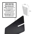 Miniatyrbillede 2 af 4: Rhino Flat Side Adhesive Protectors til motorcykeltank, sort, 2 stk. 17 x 11,5 cm