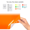 Miniatyrbillede 3 af 4: Selvklæbende indpakningsfilm - KTM - Orange - 35 x 50 cm - Vinyl af høj kvalitet - Ridsefast