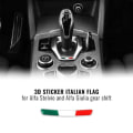 Miniatyrbillede 1 af 3: 3D-klistermærker - Alfa Romeo - Giulia Stelvio - 2 stk - 49 x 8 mm - UV-resistent