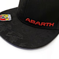 Miniatyrbillede 2 af 4: Kasket - Abarth - Officiel - Sort - Fladt visir - Høj kvalitet Svart