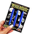 Miniatyrbillede 2 af 4: 3D Refractive Stickers - Ikke specificeret - Blå pile - 12 x 105 mm - 3 stykker - Øget sikkerhed