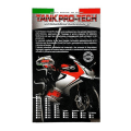 Miniatyrbillede 3 af 4: 3D selvklæbende beskyttelse til motorcykel Superbike tank, sort, 12,5 x 22 cm