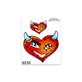 Miniatyrbillede 1 af 4: Little Devil Heart Sticker, 10 x 12 cm